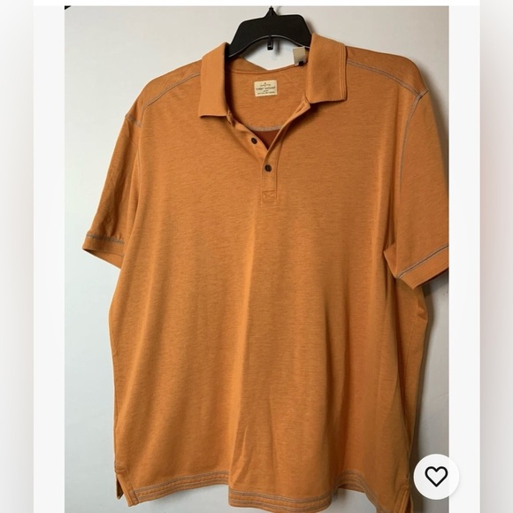 Tommy Bahama Men’s Island Crafter Polo Shirt Orange Short Sleeves Size XL - Picture 1 of 8